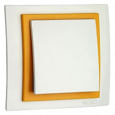 Вставка декоративная для рамки на 1 пост mono electric larissa 103-000900-150